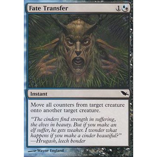 Transfert De Destin ( Fate Transfer ) - Magic Mtg - Sombrelande Vf Mint 161 - C