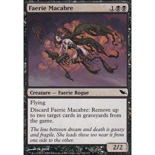 Faerie Macabre ( Faerie Macabre ) - Magic Mtg - Sombrelande Vf Mint 66 - C