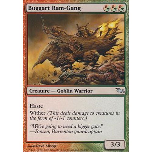 Gang Du Bélier Boggart ( Boggart Ram-Gang ) - Magic Mtg - Sombrelande Vf Mint 203 - U