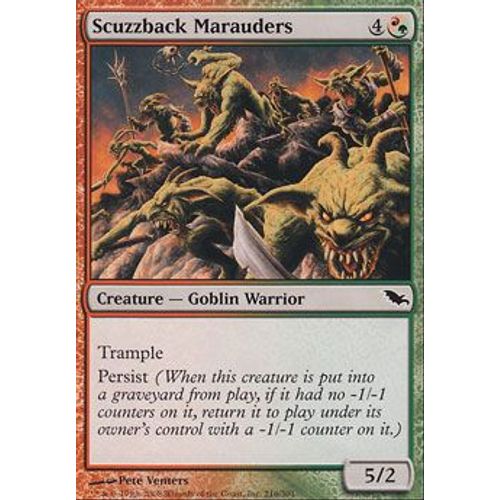 Maraudeurs De Crassedos ( Scuzzback Marauders ) - Magic Mtg - Sombrelande Vf Mint 216 - C