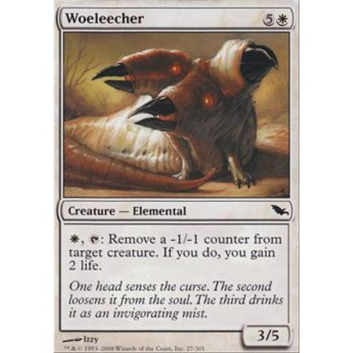 Sangsue Du Malheur ( Woeleecher ) - Magic Mtg - Sombrelande Vf Mint 27 - C