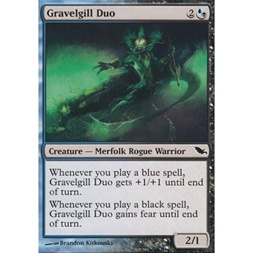 Duo D'ouisablon ( Gravelgill Duo ) - Magic Mtg - Sombrelande Vf Mint 165 - C