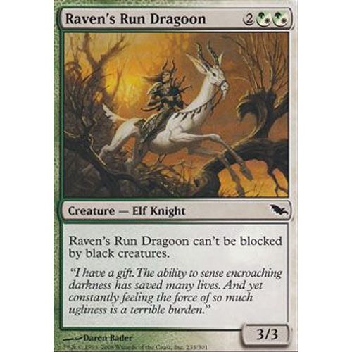 Grognard De La Garenne Du Corbeau ( Raven¿S Run Dragoon ) - Magic Mtg - Sombrelande Vf Mint 235 - C