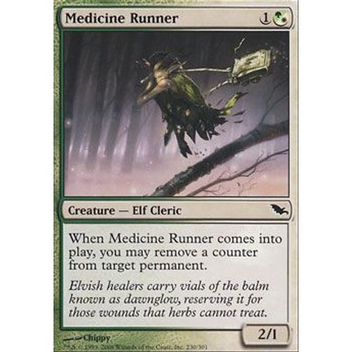Coureuse De Remèdes ( Medicine Runner ) - Magic Mtg - Sombrelande Vf Mint 230 - C