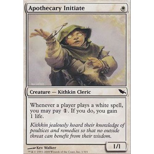 Adepte Apothicaire ( Apothecary Initiate ) - Magic Mtg - Sombrelande Vf Mint 1 - C