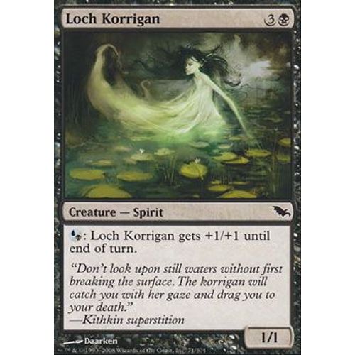 Korrigan Des Lochs ( Loch Korrigan ) - Magic Mtg - Sombrelande Vf Mint 71 - C