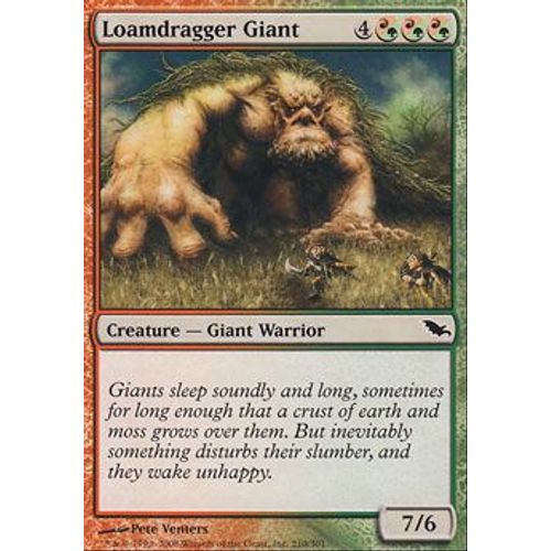 Géant Traîne-Terreau ( Loamdragger Giant ) - Magic Mtg - Sombrelande Vf Mint 210 - C