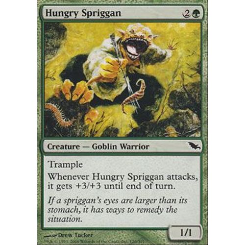 Spriggan Affamé ( Hungry Spriggan ) - Magic Mtg - Sombrelande Vf Mint 120 - C