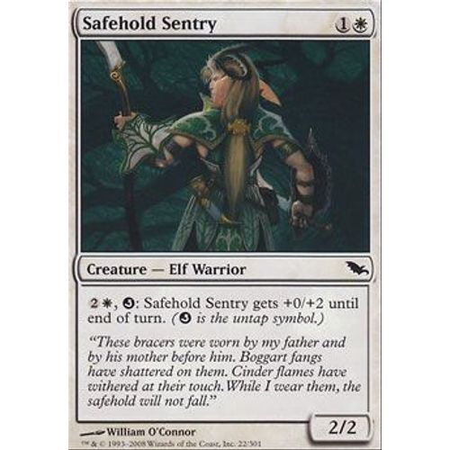 Sentinelle De La Ferté ( Safehold Sentry ) - Magic Mtg - Sombrelande Vf Mint 22 - C