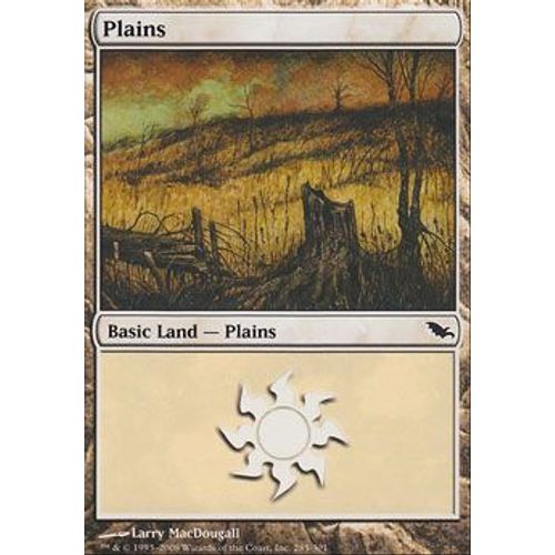 Foil Premium Plaine 285  - Magic Mtg - Sombrelande Vf Mint 285 - C