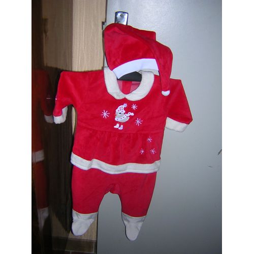 Costume De Père Noël 6 Mois Kitchoun.