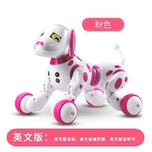9007A Rose - Robot  dtection intelligente chien, tlcommande sans fil 2.4G, jouet lectronique pour enfants, cadeau'anniversaire pour animaux de compagnie