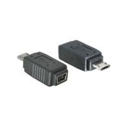 Delock - Adaptateur USB - Micro-USB de type B (M) pour mini USB type B (F)
