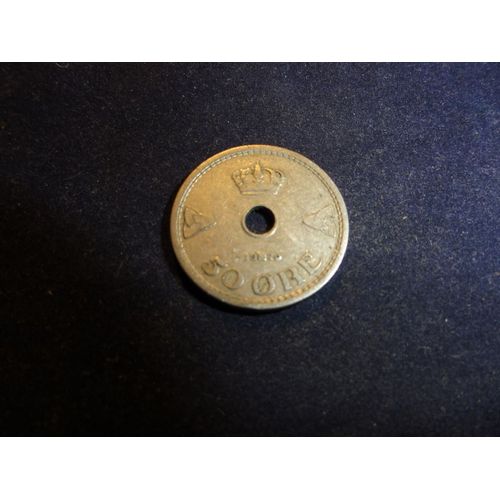 Norvège,50 Öres,1928