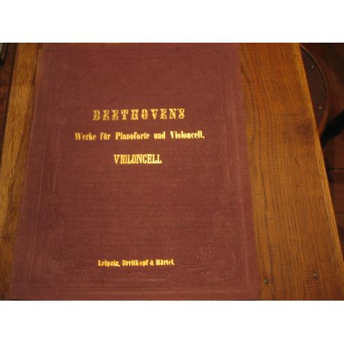 Beethoven S Verke Fur Pianoforte Und Violoncell Serie 13 Herechtigre  Originaluerleger