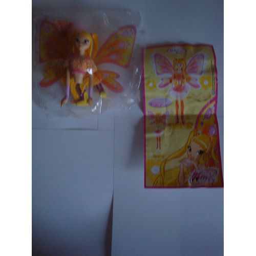 Figurine Winx Stella 21,5 Cm Sur Socle Articulée À La Taille-Kinder
