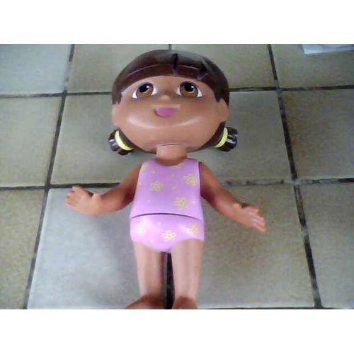 Figurine/Poupée Dora L Exploratrice En Plastique Dur 21 Cm Environ, Articulée.Mattel 2002 (11e Port Compris)