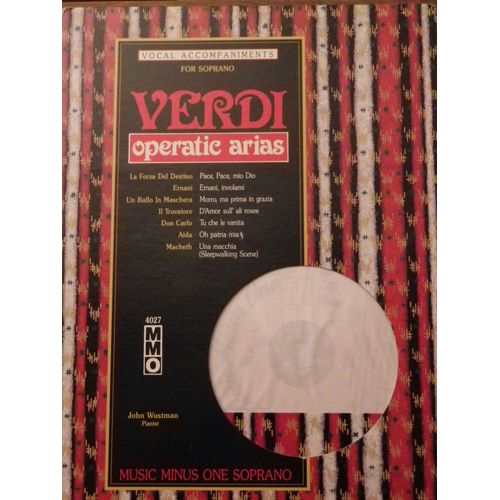 Verdi : Operatic Arias For Soprano