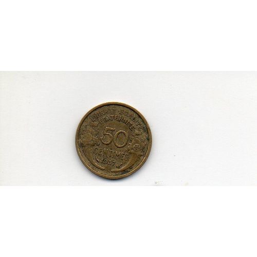 50 Centimes 1937 Morlon Cupro-Alu