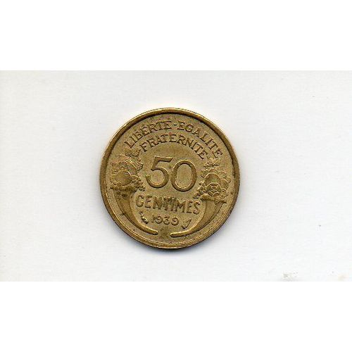 50 Centimes 1939 Morlon Cupro-Alu