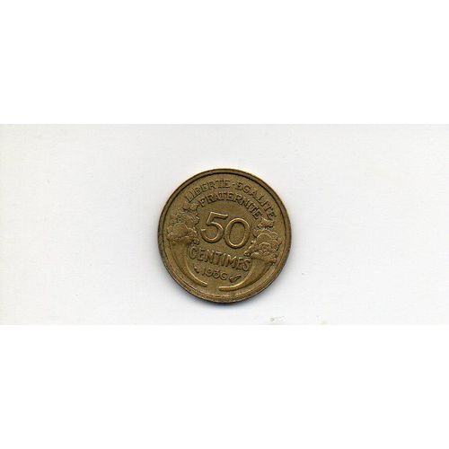 50 Centimes 1936 Morlon Cupro-Alu
