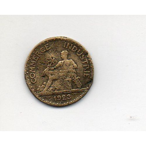 50 Centimes 1923 Chambre De Commerce Atelier De Gravure Cupro-Alu