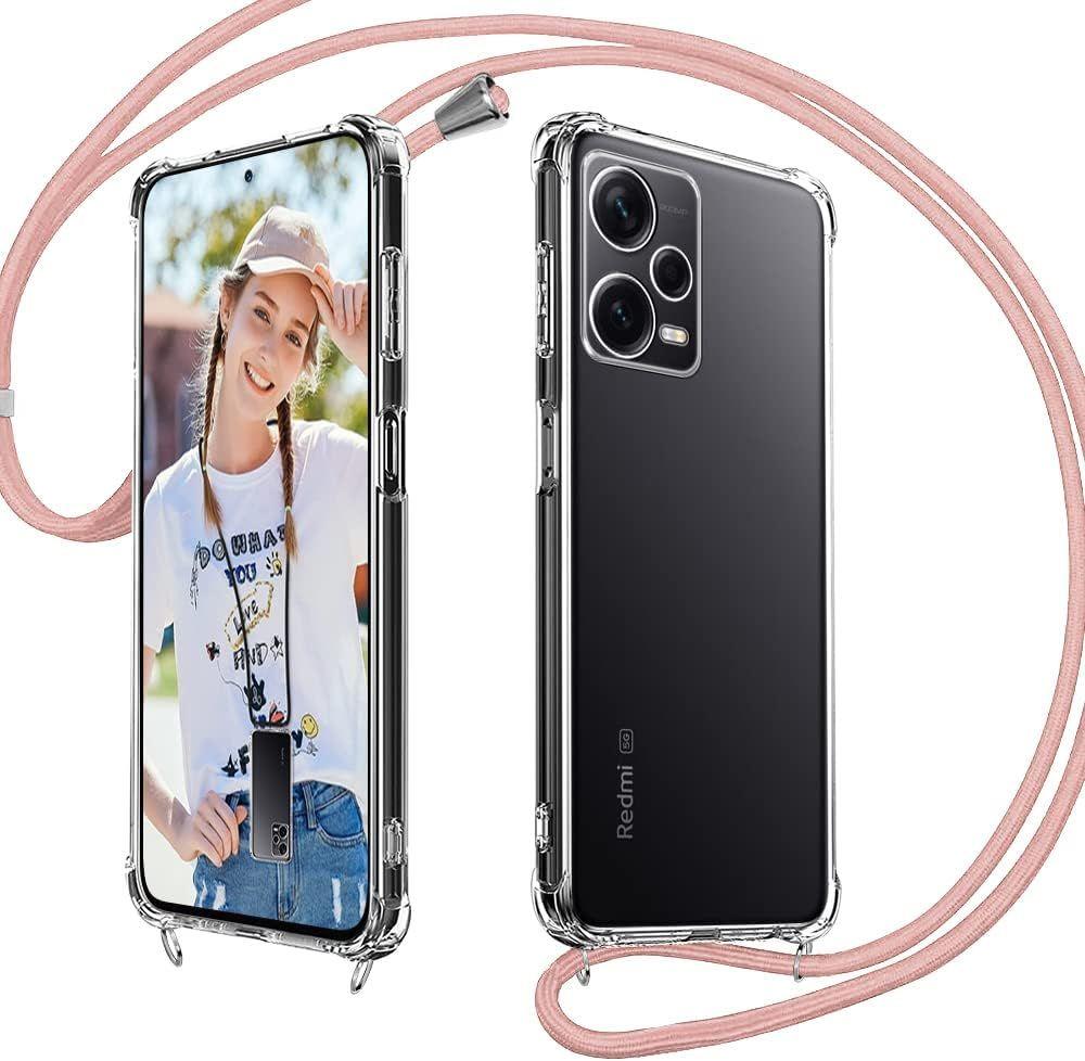 Coque Compatible Avec Xiaomi Redmi Note 12 Avec Cordon De Co...