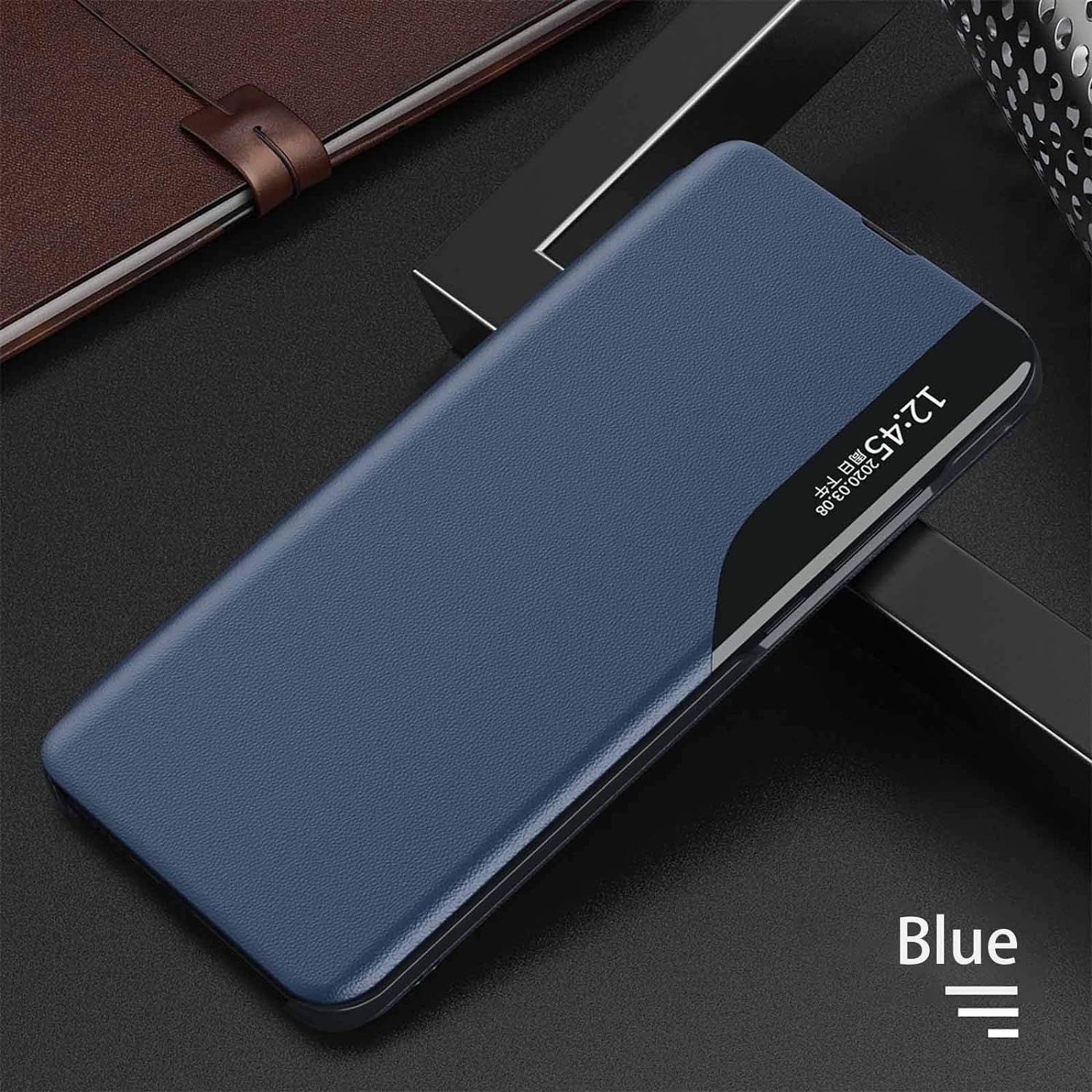 Coque Pour Xiaomi Redmi Note 10 Pro, Smart View Coque Rabat ... - 2