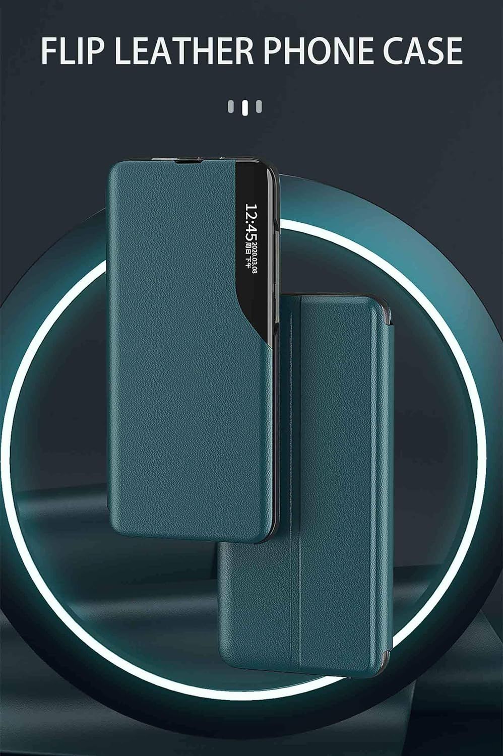 Coque Pour Xiaomi Redmi Note 10 Pro, Smart View Coque Rabat ... - 3