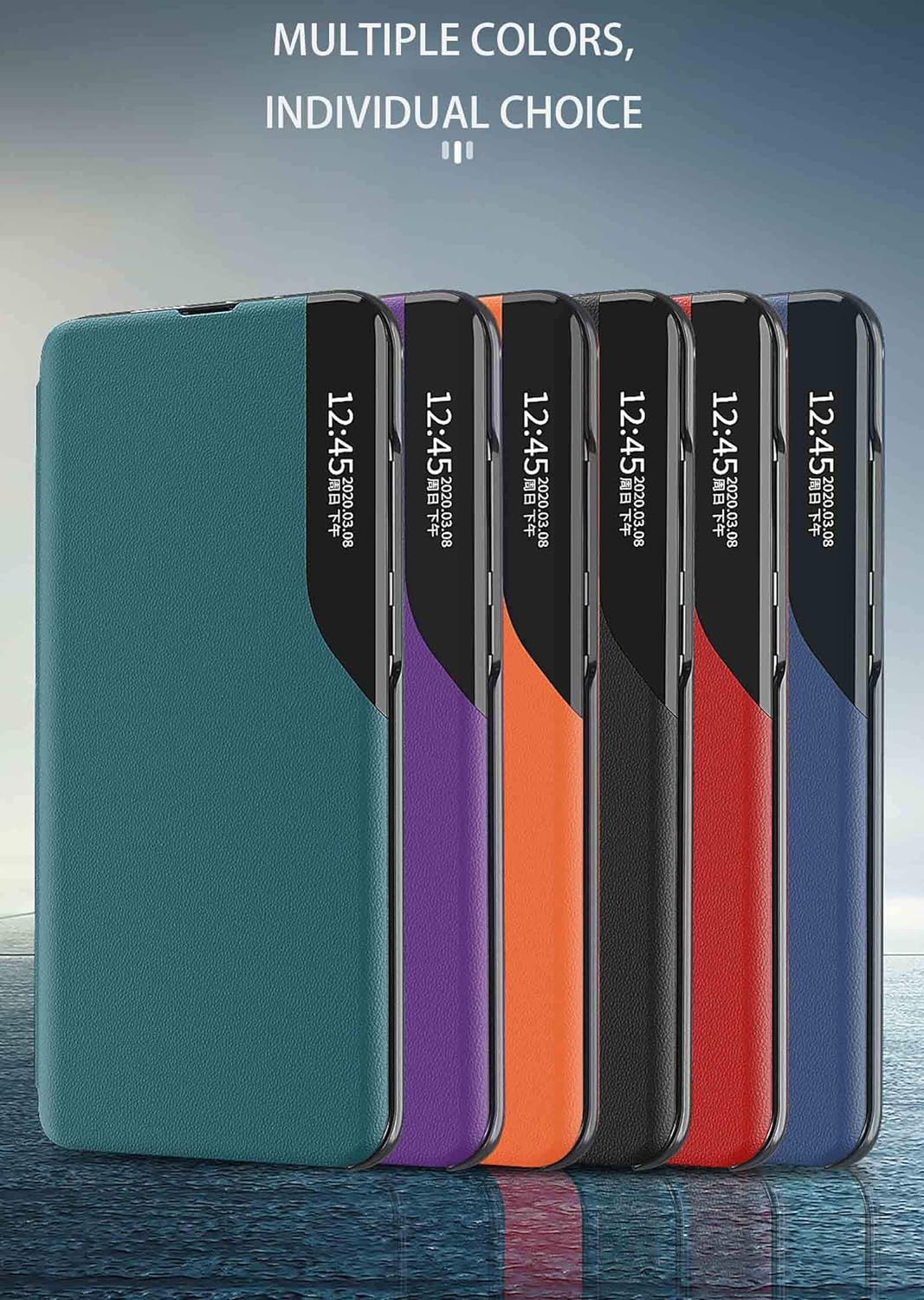 Coque Pour Xiaomi Redmi Note 10 Pro, Smart View Coque Rabat ... - 6