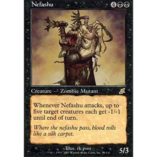 Néfashu ( Nefashu ) - Magic Mtg - Fleau Vf E 70 - R