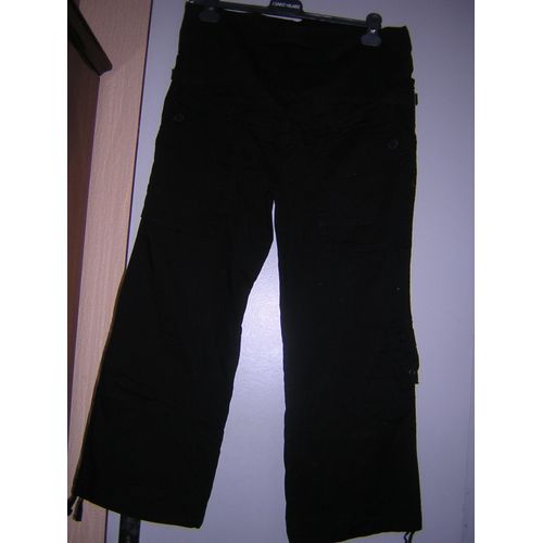 Pantacourt Ligne Maternité 40.Coton 97% Elasthane 3%.