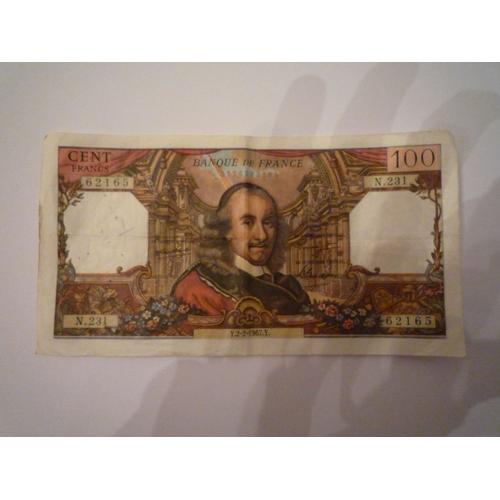 Billet Corneille 100 Francs 1967 N.231