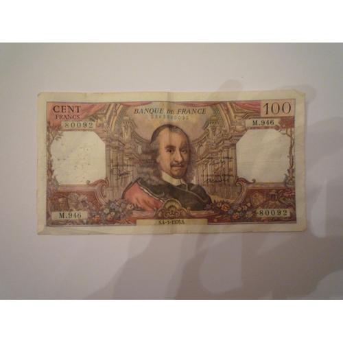 Billet Corneille 100 Francs 1976 M.946