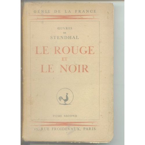 Le Rouge Et Le Noir  Tome 2