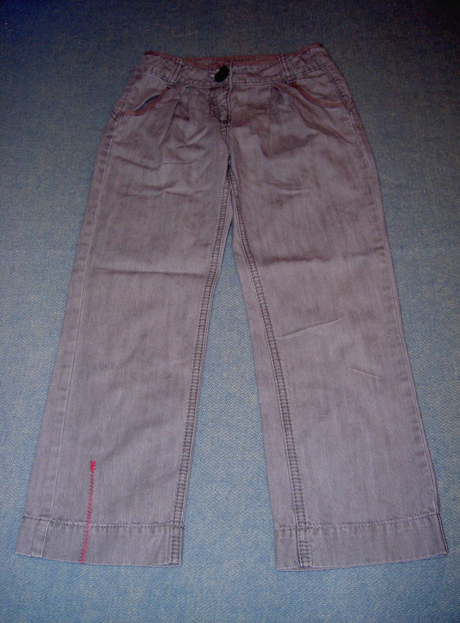 Pantalon Type Jean Gris Z Lisa Rose Taille 8 Ans