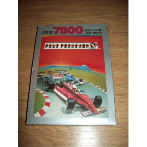 Jeu Pole Position 2 Cartouche Pour Atari 7800 Us Ntsc