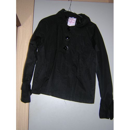 Veste Jaune Rouge Taille M.60% Coton 40% Nylon.