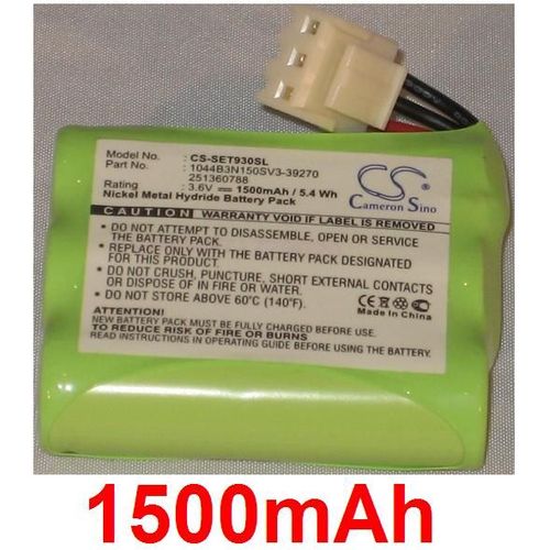Batterie Pour Sagem Monetel Eft930, Sagem Monetel Eft930b, Sagem Monetel Eft930g, Sagem Monetel Eft930p, P/N: 1044b3n150sv3-39270, 251360788, Ni-Mh **1500mah**