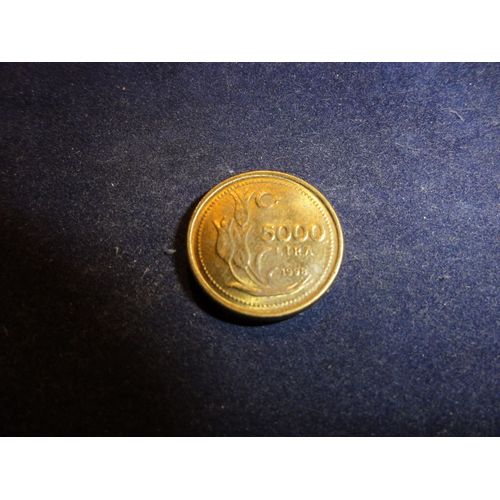 Turquie,5000 Lira,1998