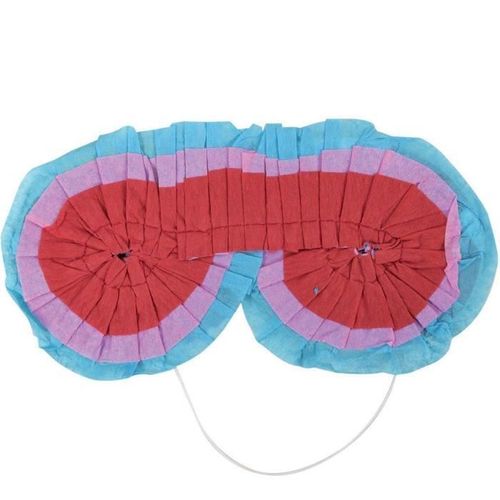 Masque Bandeau Pour Piñata Bleu, Rouge Et Fuchsia - Ptit Clown - Ref/82089 - Enfant - Mixte - Garantie 2 Ans