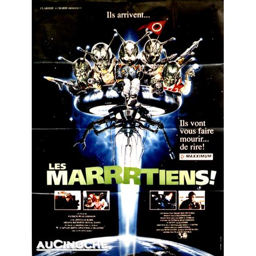 Marrrtiens ! (Les) / Affiche Originale 120x160cm De Casaro (Scien-Fiction Humoristique De Patrick Read Johnson)