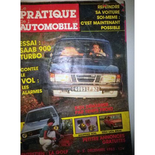 Pratique De L'automobile (Le) N° 3 Du 01/12/1983