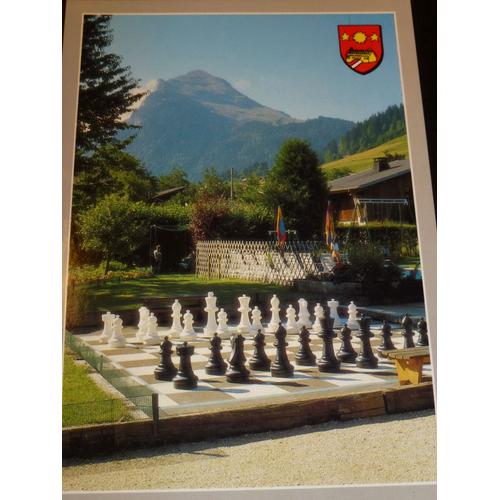 Echecs: Jeu D'echecs Geant À Morzine