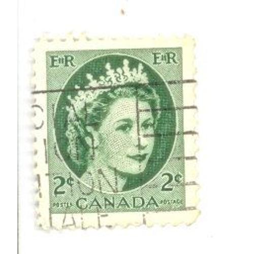 Timbre . Canada . Elisabeth . 2 C .