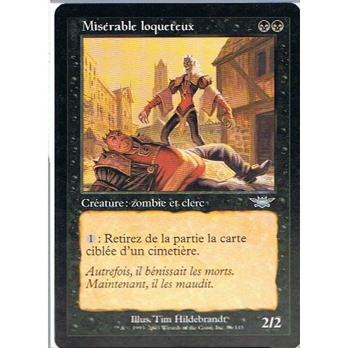 Misérable Loqueteux  - Magic Mtg - Legions 86 - U