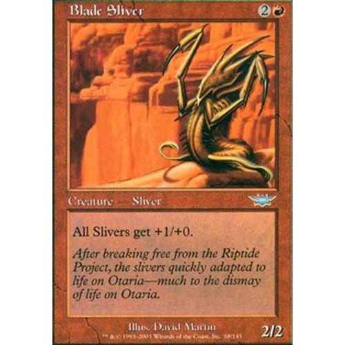 Slivoïde Aiguisé  ( Blade Sliver ) - Magic Mtg - Legions Vf E 88 - U