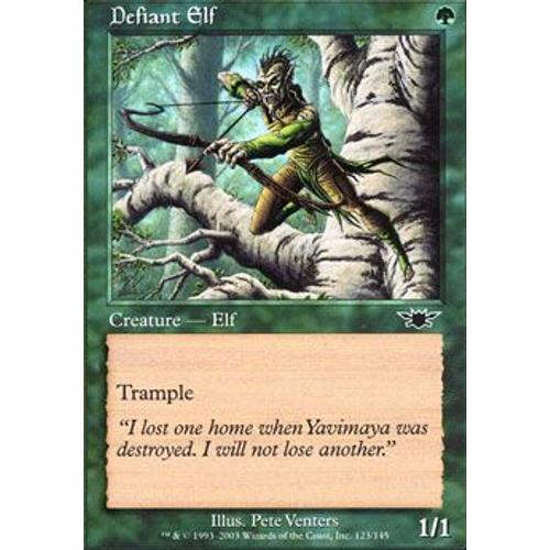 Elfe Provocateur  ( Defiant Elf ) - Magic Mtg - Legions Vf E 123 - C