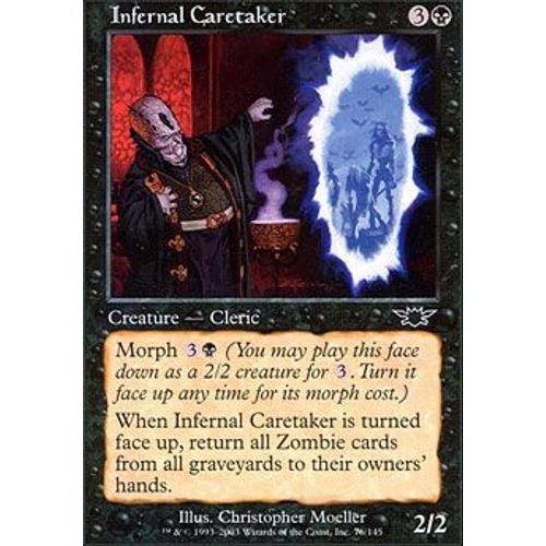 Foil Premium Pourvoyeur Infernal  - Magic Mtg - Legions Vf Mint 76 - C