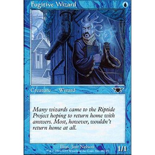 Foil Premium Sorcier Fugitif  - Magic Mtg - Legions Vf Mint 38 - C